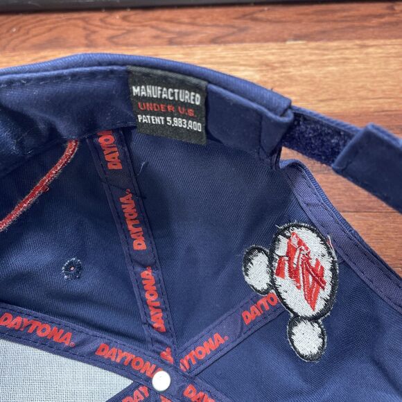 MICKEY MOUSE 2004 Daytona 500 NASCAR Kudzu  Blue Race Hat Cap - Picture 8 of 8